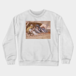 Abram's Counsel to Sarai by James Tissot Crewneck Sweatshirt